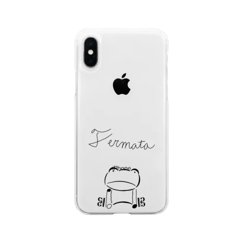 フェルマータガエル Soft Clear Smartphone Case