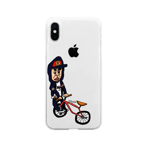 BMX フラットランド　ROUTE ONE Soft Clear Smartphone Case