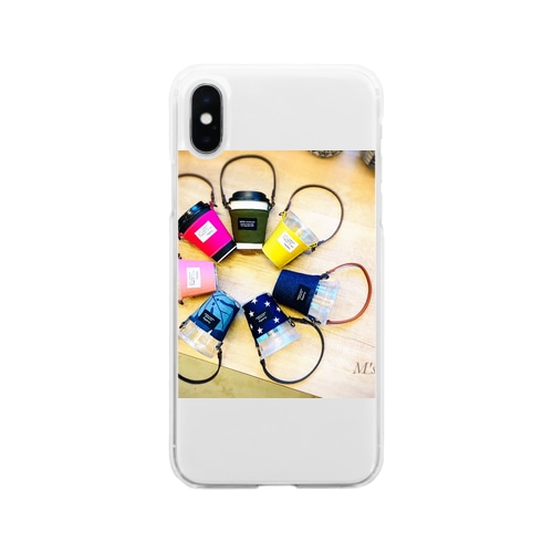 M'sドリンクホルダー Soft Clear Smartphone Case