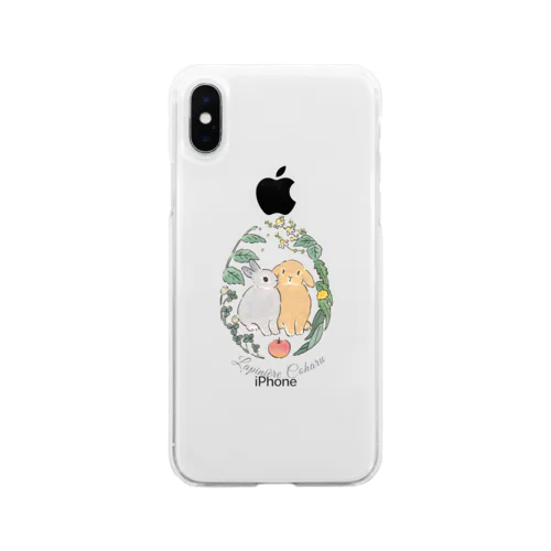 なかよしうさぎ Soft Clear Smartphone Case