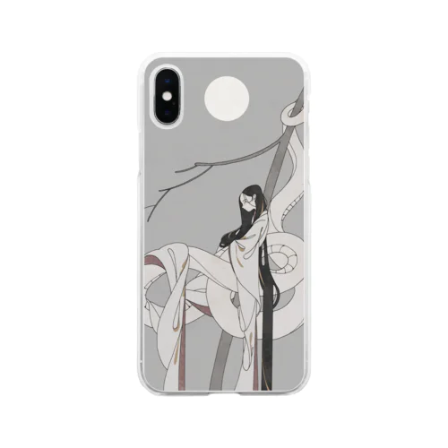 常冬ただ静かに Soft Clear Smartphone Case