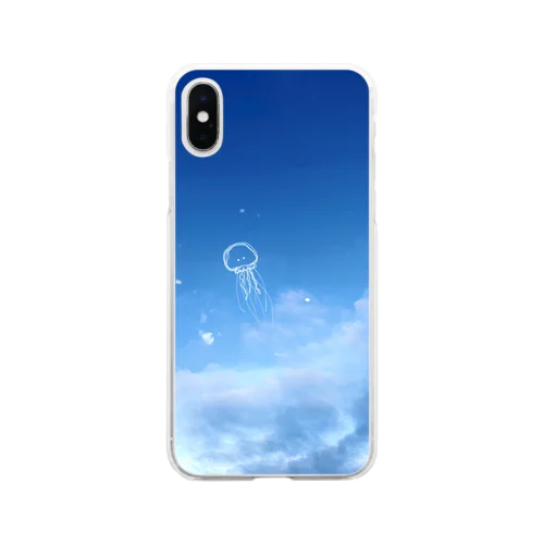 空ニモ海月ソフトクリアスマホケース Soft Clear Smartphone Case