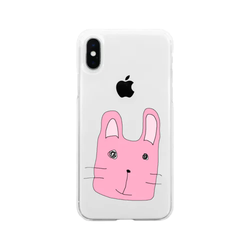 うさ～ぎ Soft Clear Smartphone Case