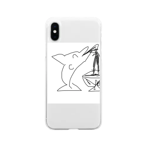 いるかくん Soft Clear Smartphone Case