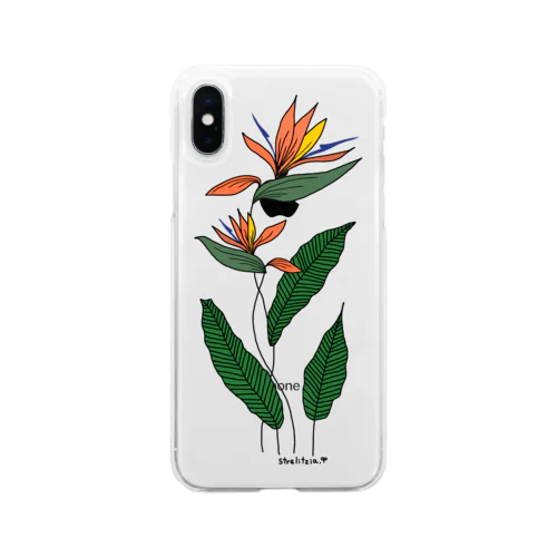Bird of Paradise Soft Clear Smartphone Case
