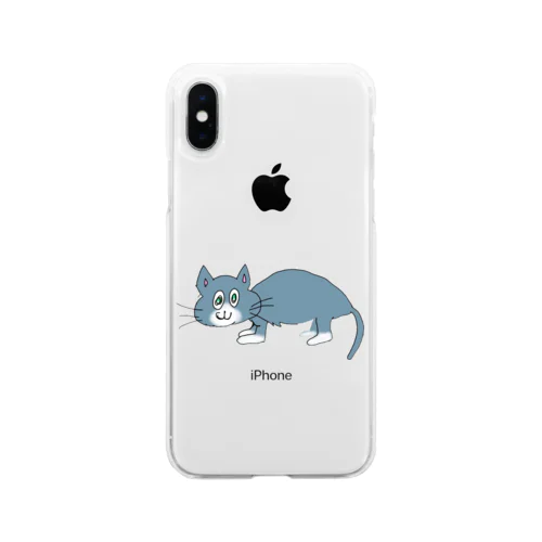 ノラネコ Soft Clear Smartphone Case