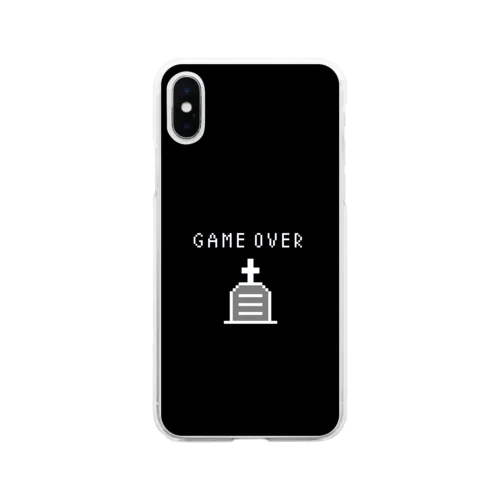 [ドット絵]GAME OVER Soft Clear Smartphone Case