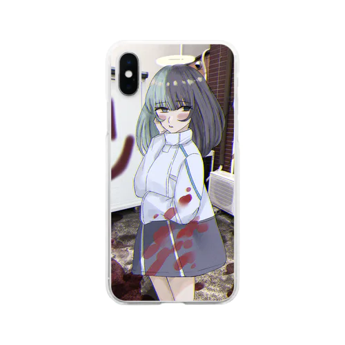 路地裏の天使ちゃん Soft Clear Smartphone Case