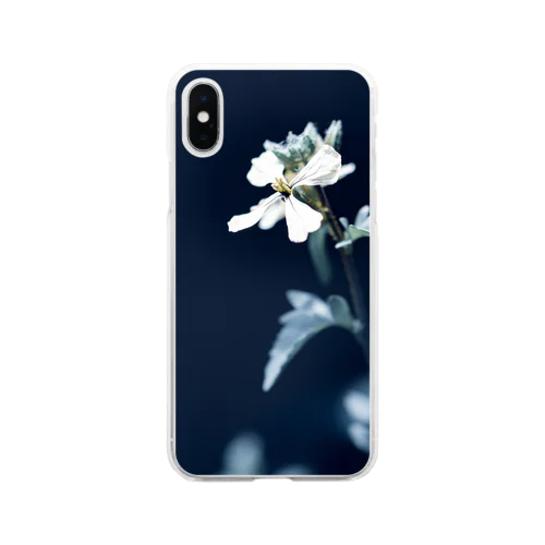 ルッコラの花 Soft Clear Smartphone Case