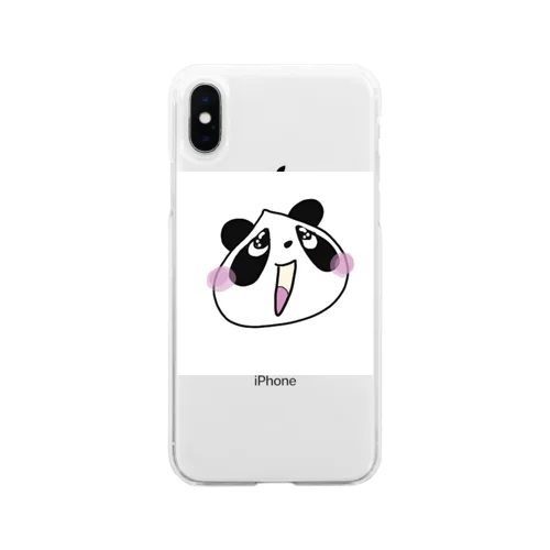 パンダパンダうるうる Soft Clear Smartphone Case