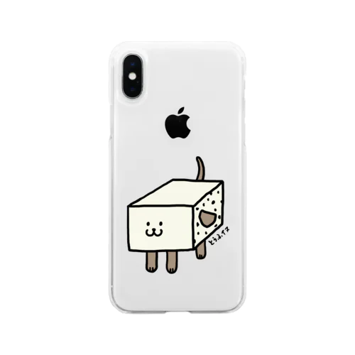 とうふイヌ Soft Clear Smartphone Case