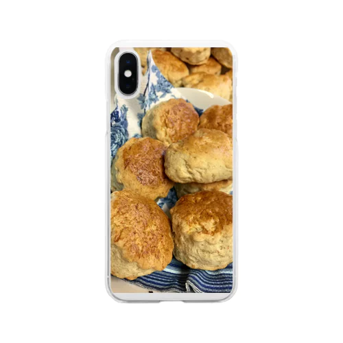 焼きたて！スコーン Soft Clear Smartphone Case