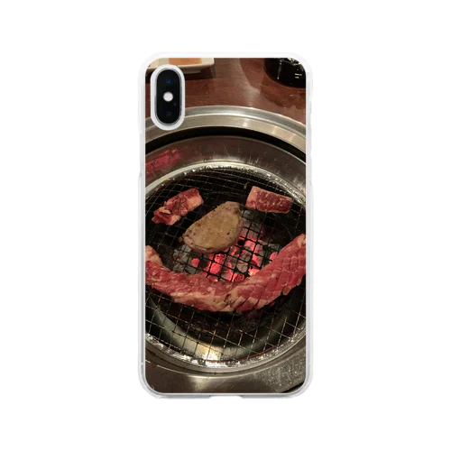 焼肉スマイル Soft Clear Smartphone Case