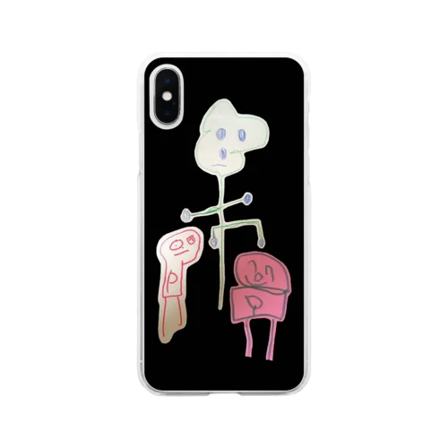 キュートクリーチャーズ Soft Clear Smartphone Case