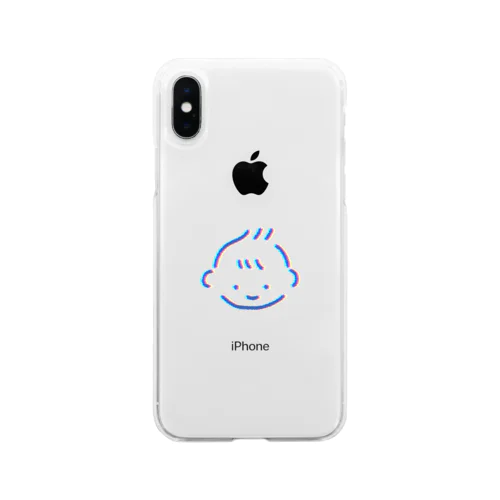 ぼうや Soft Clear Smartphone Case