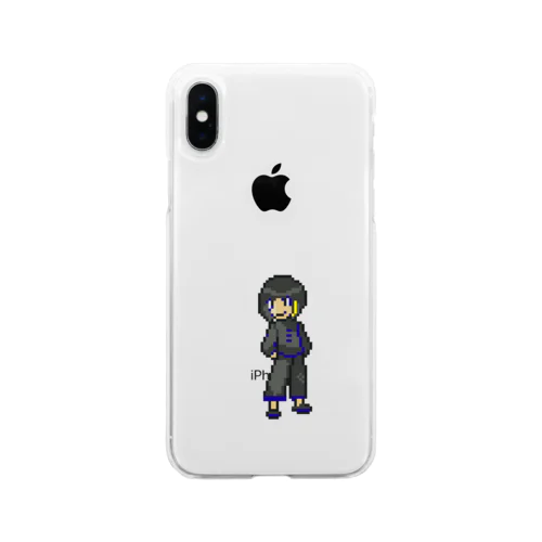 チャイナなトレーナー(ドット) Soft Clear Smartphone Case