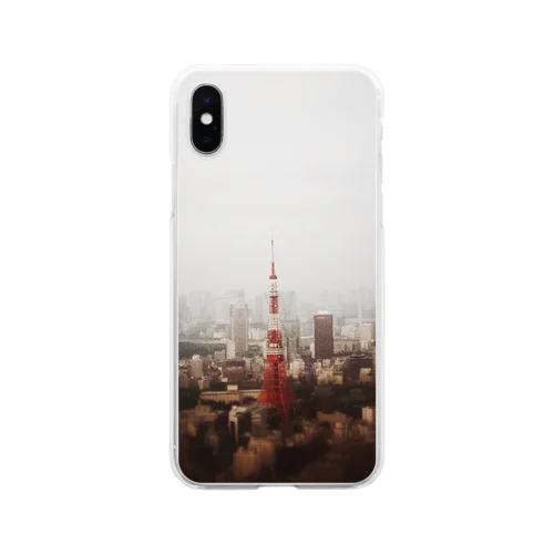 今だから東京タワー Soft Clear Smartphone Case