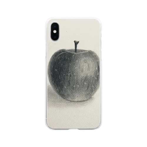 りんご Soft Clear Smartphone Case