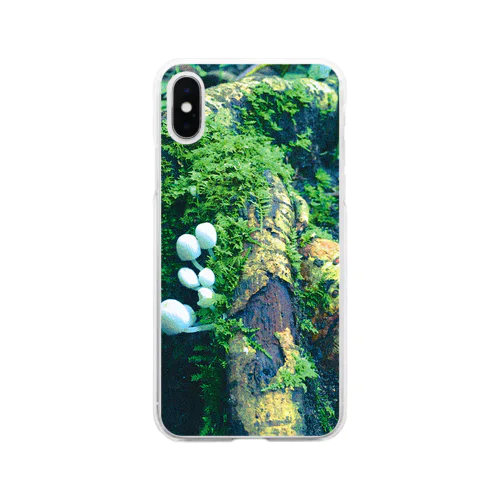 noisy mushroom Soft Clear Smartphone Case