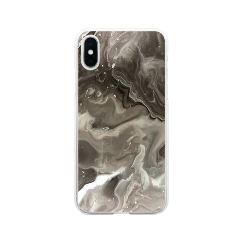 fluidart_sgmdl Soft Clear Smartphone Case