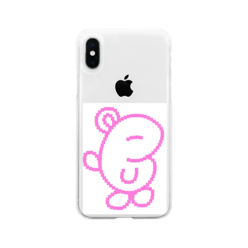 リスくん Soft Clear Smartphone Case