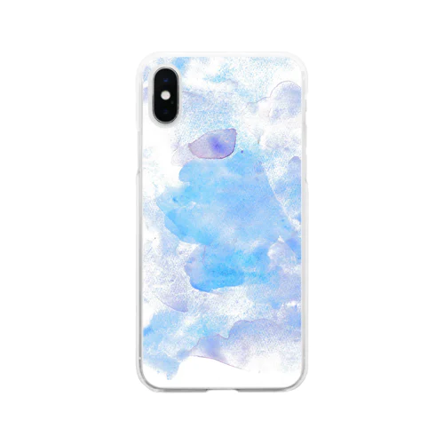 水彩🎨にじみぼかし Soft Clear Smartphone Case