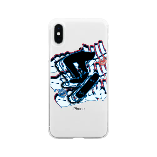 スケボー🛹 Soft Clear Smartphone Case