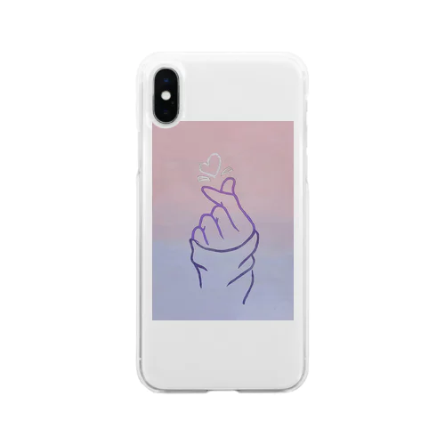 キュンです！ Soft Clear Smartphone Case
