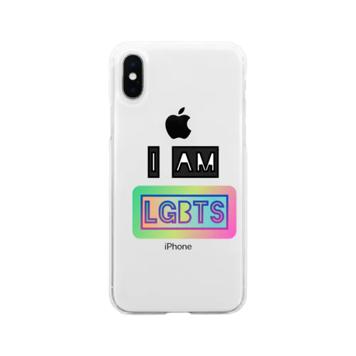 I AM LGBTS グッズ Soft Clear Smartphone Case