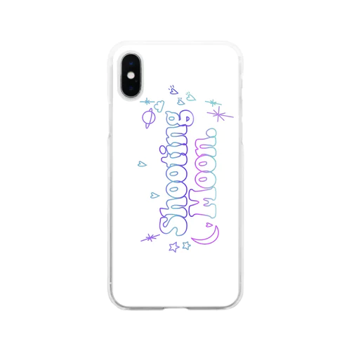 Shooting Moon Fantasy Edit White ver  Soft Clear Smartphone Case