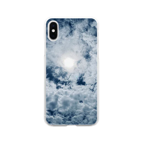 Blue Moon Sky Soft Clear Smartphone Case