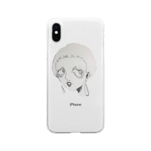 売り子 Soft Clear Smartphone Case