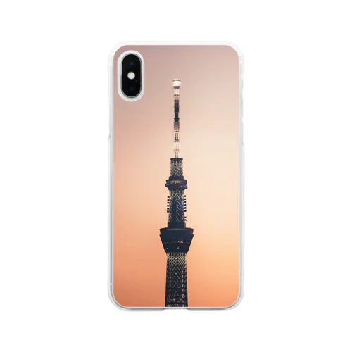 東京スカイツリー Soft Clear Smartphone Case