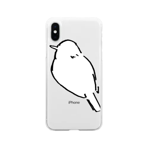 鳥だけ Soft Clear Smartphone Case