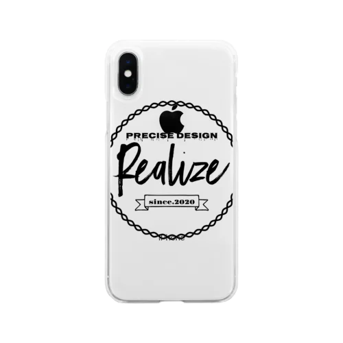 realize ロゴ Soft Clear Smartphone Case