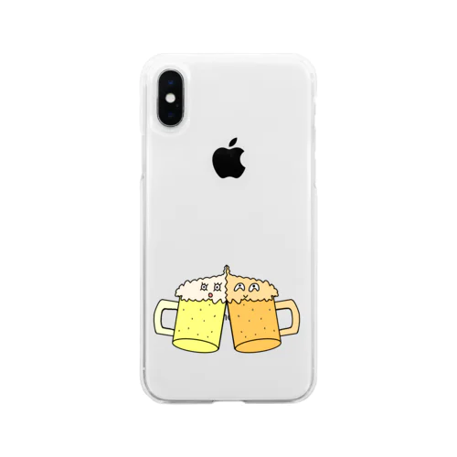 カンパイ兄弟！！ Soft Clear Smartphone Case