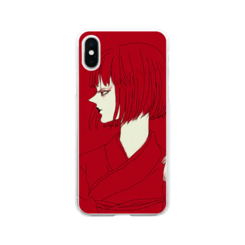 Kimono girl. Soft Clear Smartphone Case