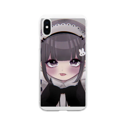 メンヘラ めいど Soft Clear Smartphone Case