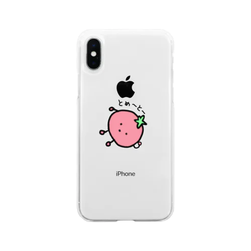 とめ〜と〜トマト Soft Clear Smartphone Case