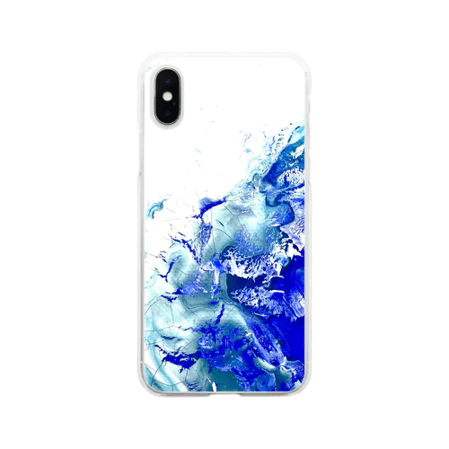 【Novaurelia】波_ソフトスマホケース Soft Clear Smartphone Case