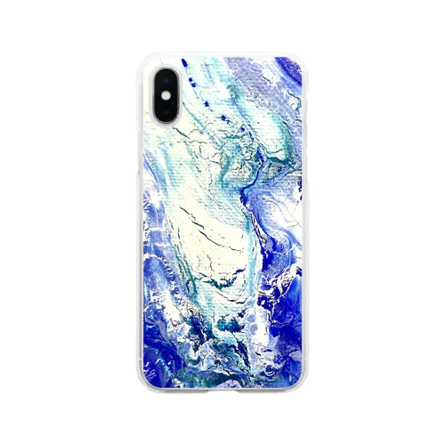 【Novaurelia】波_ソフトスマホケース Soft Clear Smartphone Case