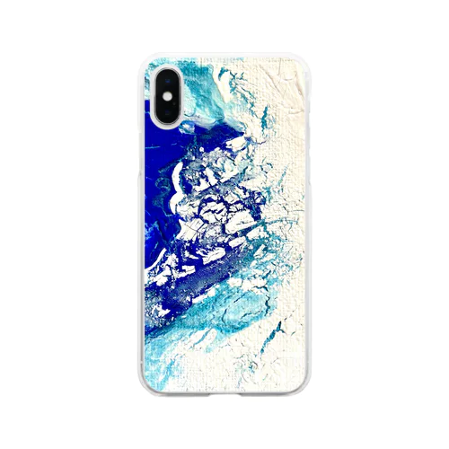 【Novaurelia】波_ソフトスマホケース Soft Clear Smartphone Case