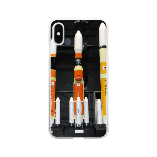 ロケット Soft Clear Smartphone Case