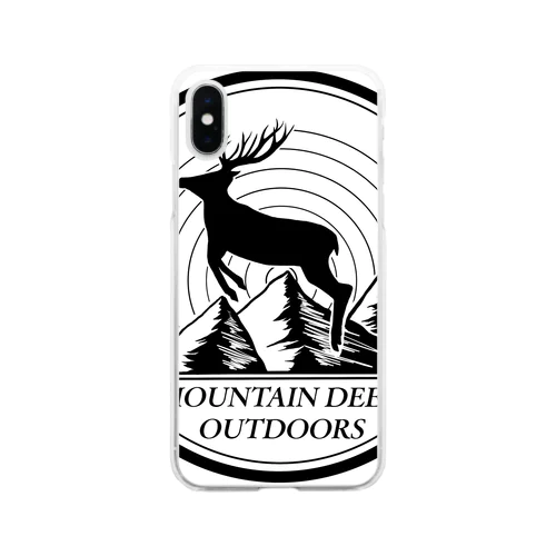 Mountain deer outdoors オリジナルグッズ♪ ソフトクリアスマホケース