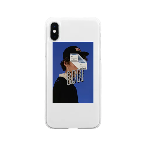 コラージュ　アイテム Soft Clear Smartphone Case