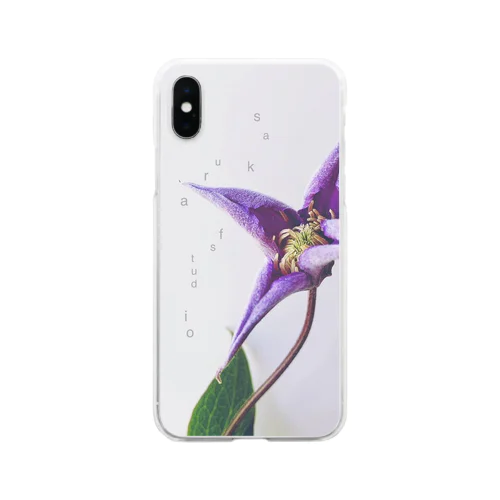 クレマチス Soft Clear Smartphone Case