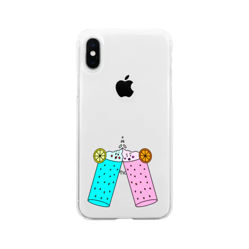 カンパイ姉妹！！ Soft Clear Smartphone Case