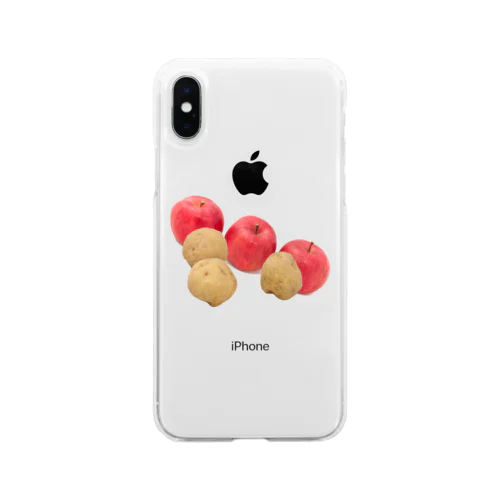 芋りんご Soft Clear Smartphone Case