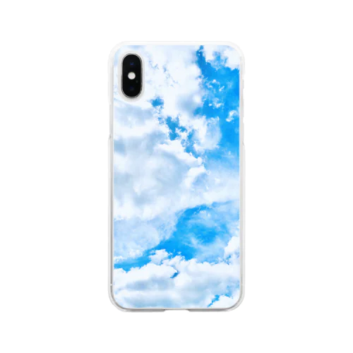 遥か上空より Soft Clear Smartphone Case