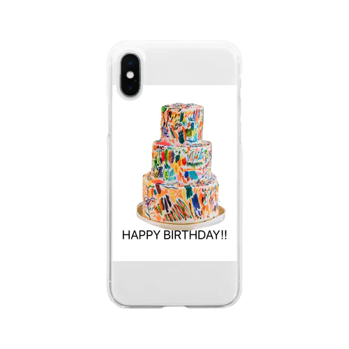 HBDシリーズ Soft Clear Smartphone Case